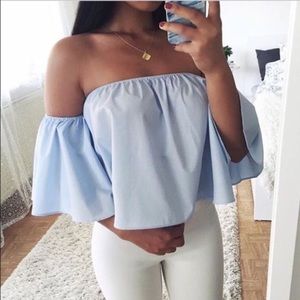 Brand new ZARA off the shoulder top
